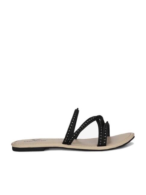 aady austin women's black casual sandals