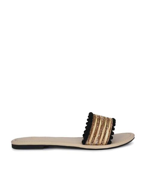 aady austin women's gold casual sandals