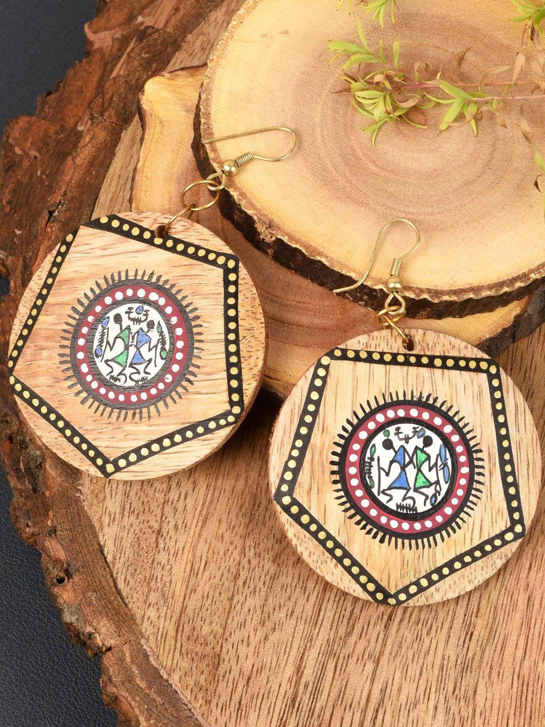 aakriti art creations tribal drop earrings