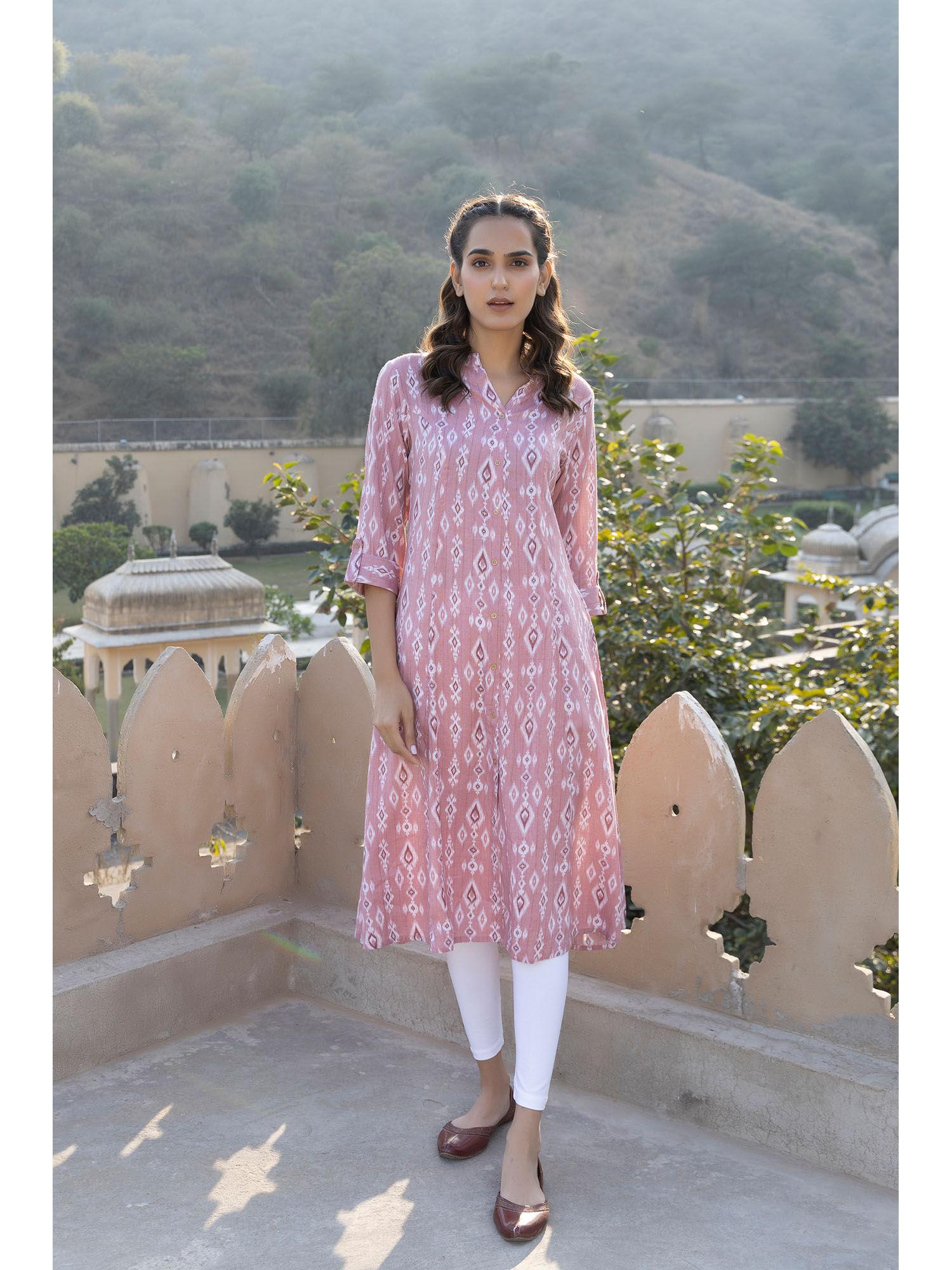 aakriti pink kurta