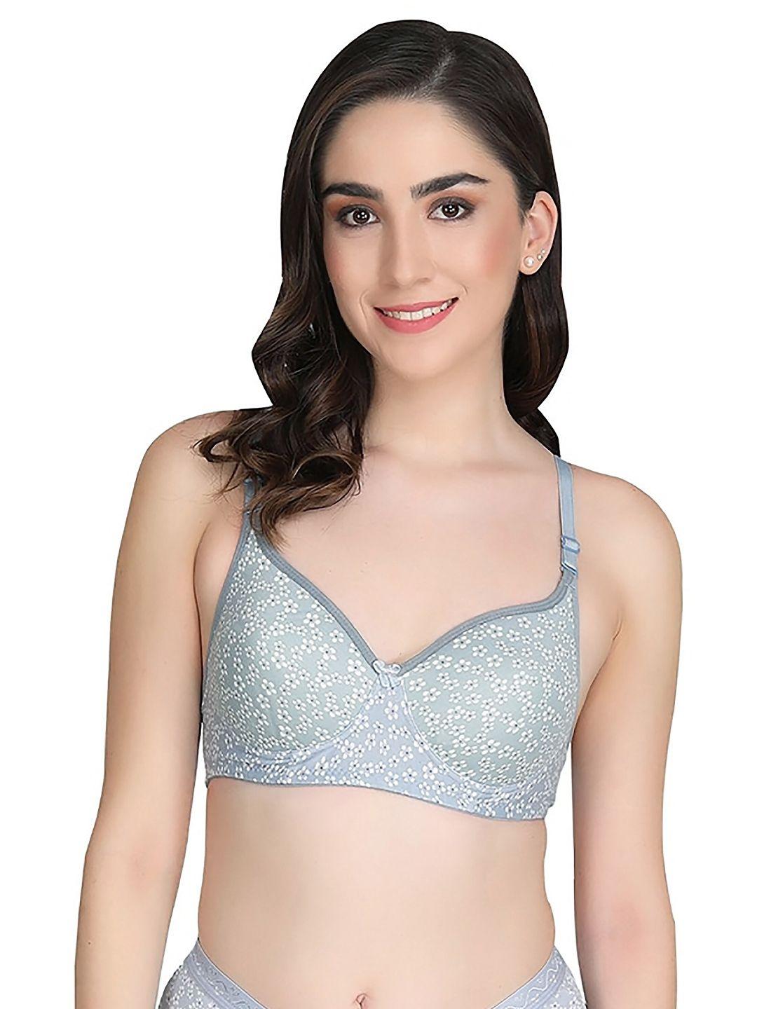 aamarsh printed cotton lingerie set