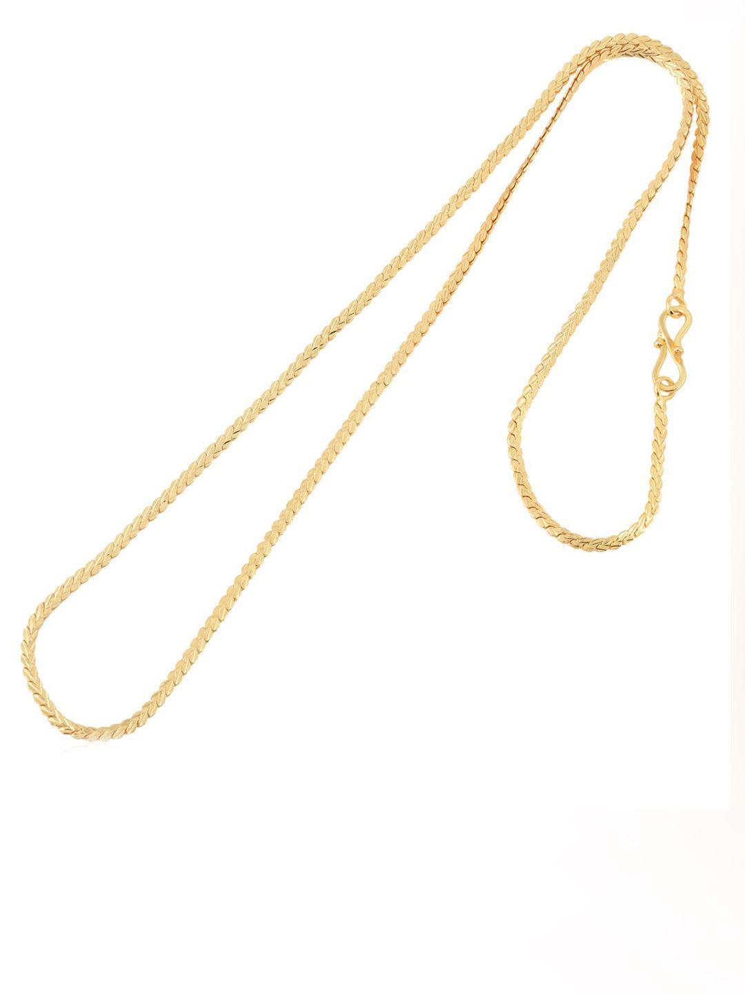 aanyacentric brass gold-plated handcrafted chain