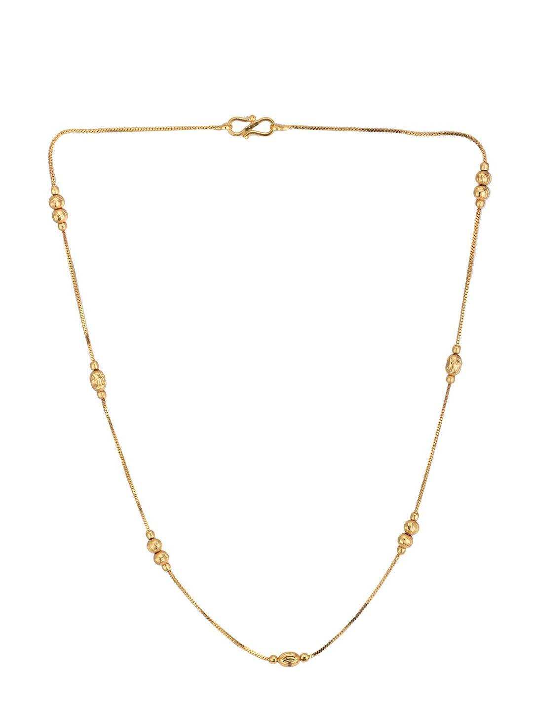 aanyacentric gold-plated long chain