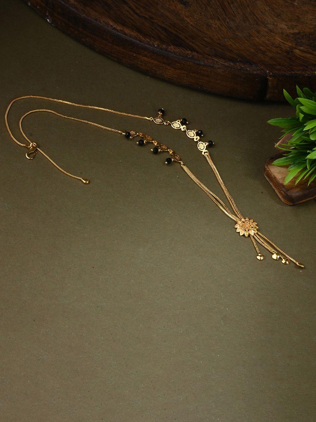 aanyacentric gold-plated mangalsutra