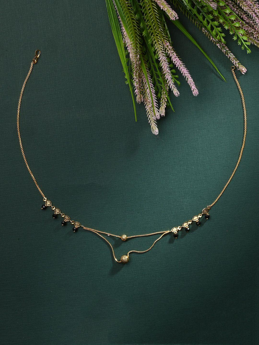aanyacentric gold-plated mangalsutra