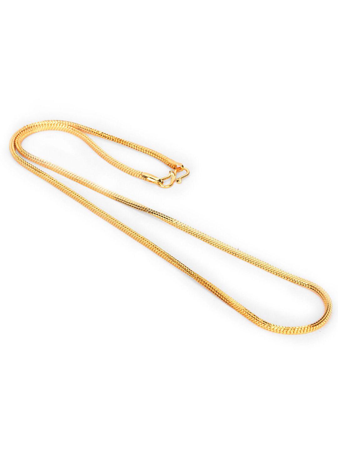aanyacentric unisex gold-plated chain