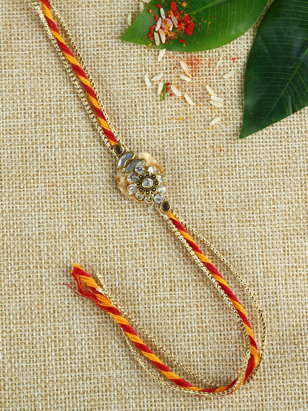 aapno rajasthan multicoloured handcrafted rakhi