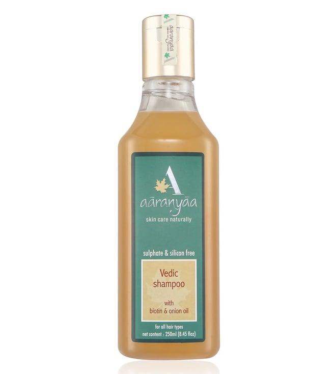 aaranyaa vedic shampoo with biotin & onion oil - 250 ml