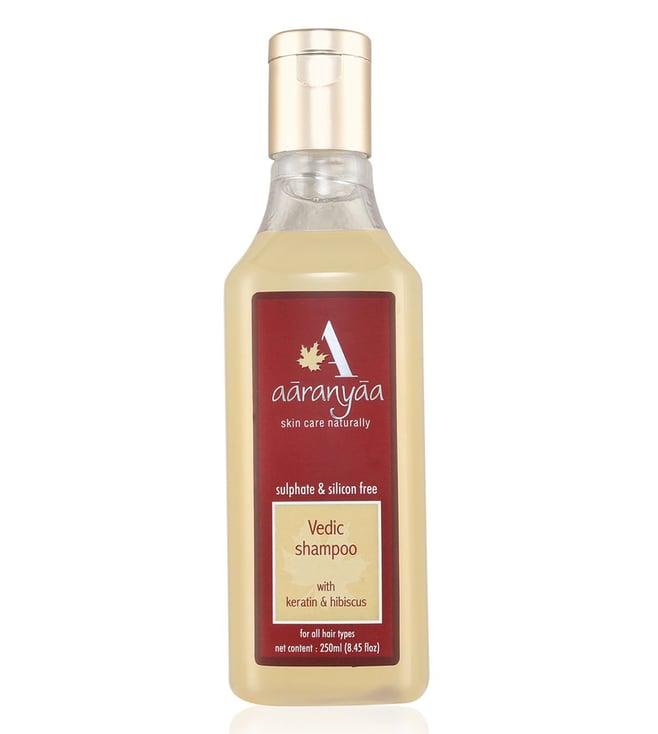 aaranyaa vedic shampoo with keratin & hibiscus - 250 ml