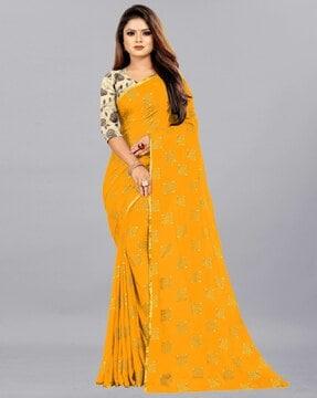 aardiva woven bollywood printed chiffon saree for women saree