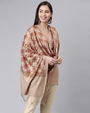 aari embroidered shawl