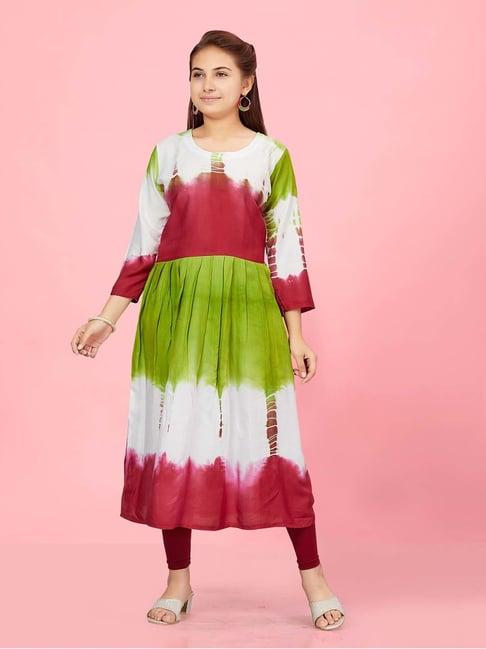 aarika kids multicolor cotton printed kurti