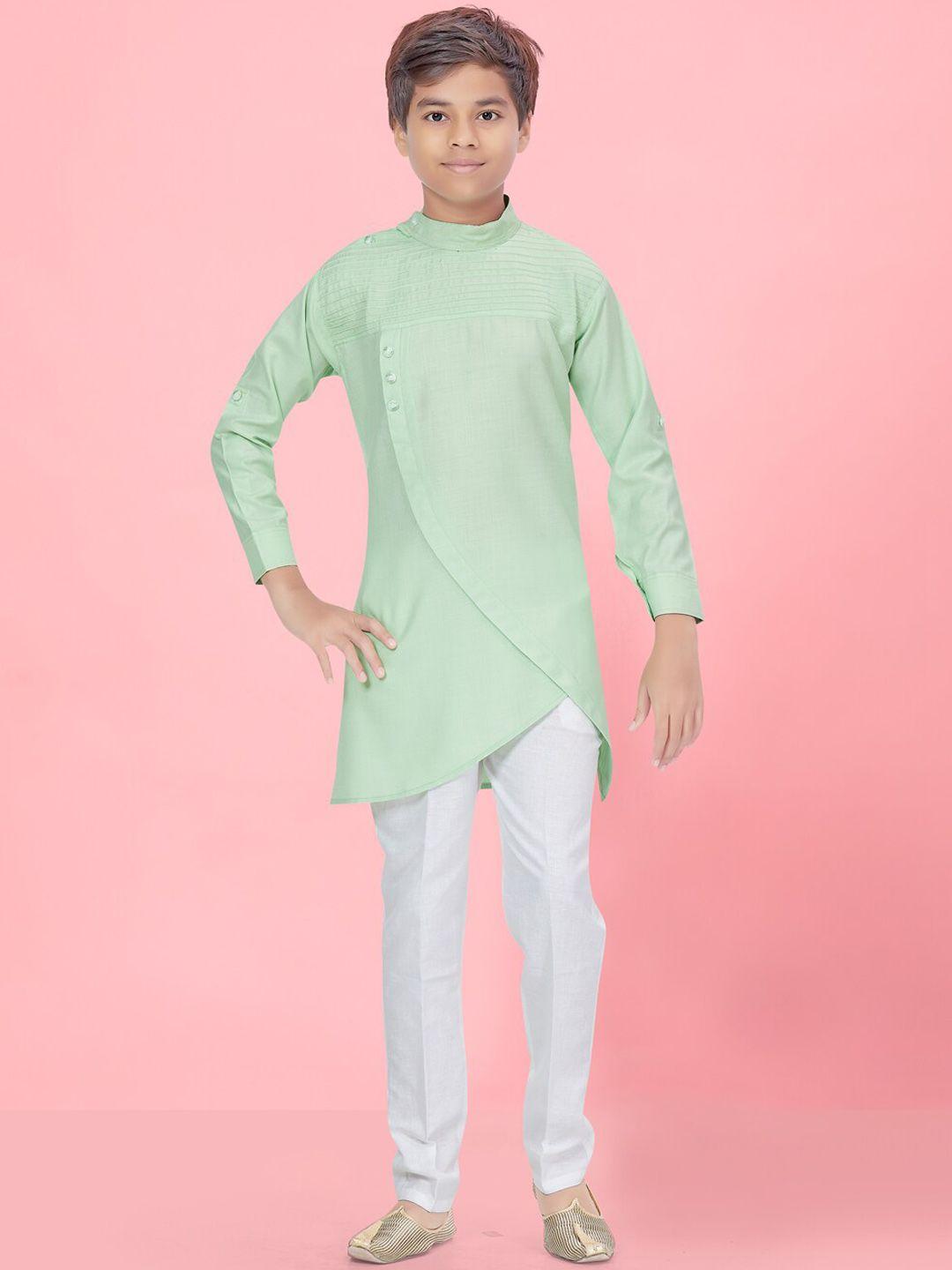 aarika boys pure cotton a-line kurta with pyjamas