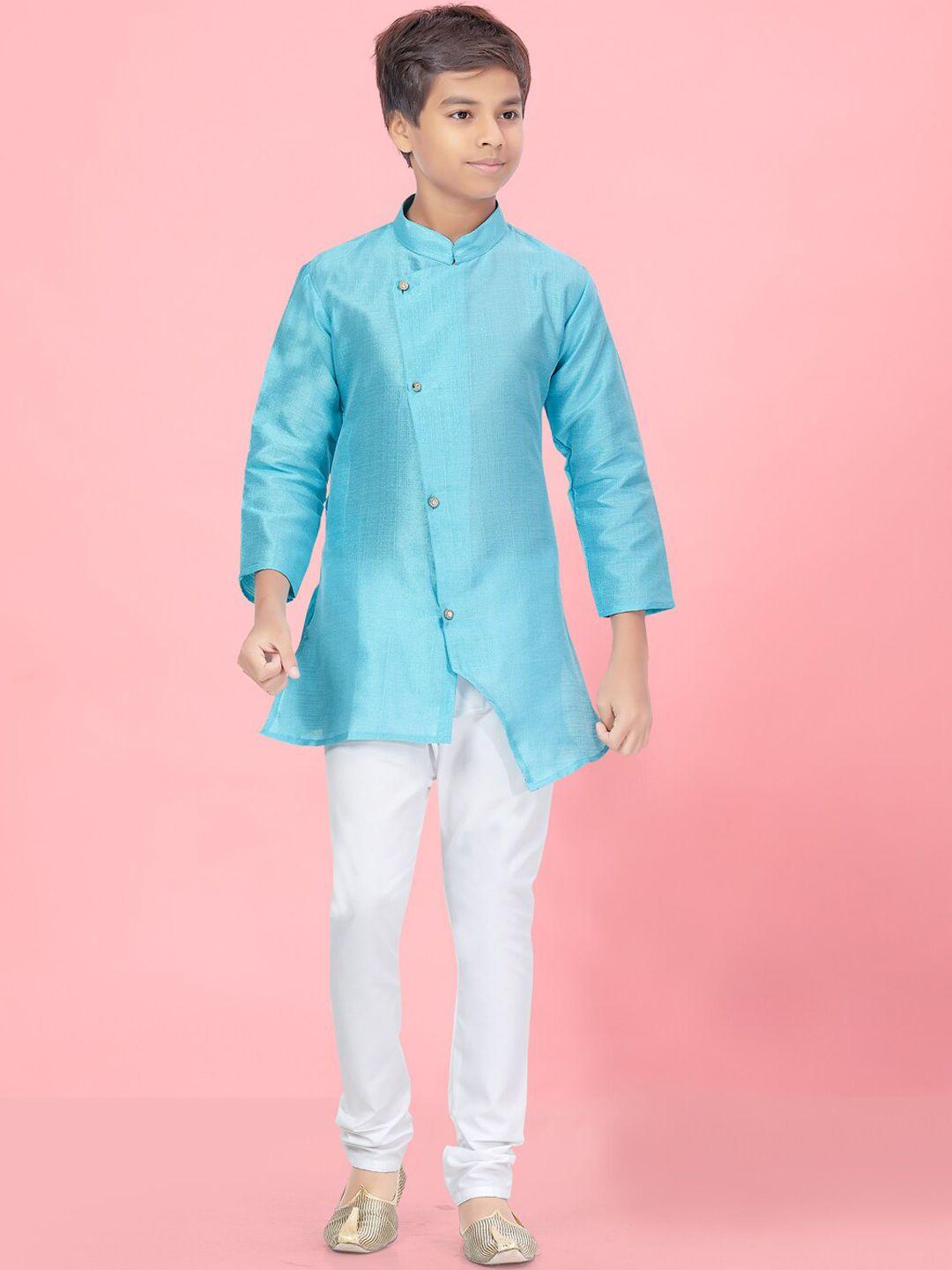 aarika boys regular pure silk kurta with pyjama