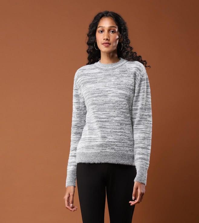 aarke ritu kumar grey textured sweater