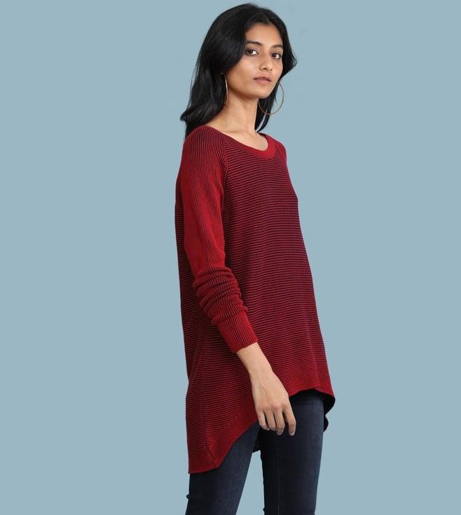 aarke ritu kumar round neck full sleeve solid sweater