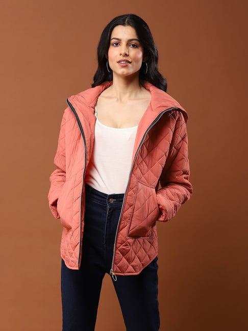 aarke ritu kumar rust quilted jacket