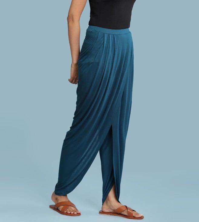 aarke ritu kumar teal dhoti pants