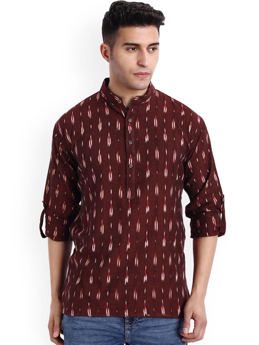 aashima wahal men maroon thread work indie prints pathani kurta