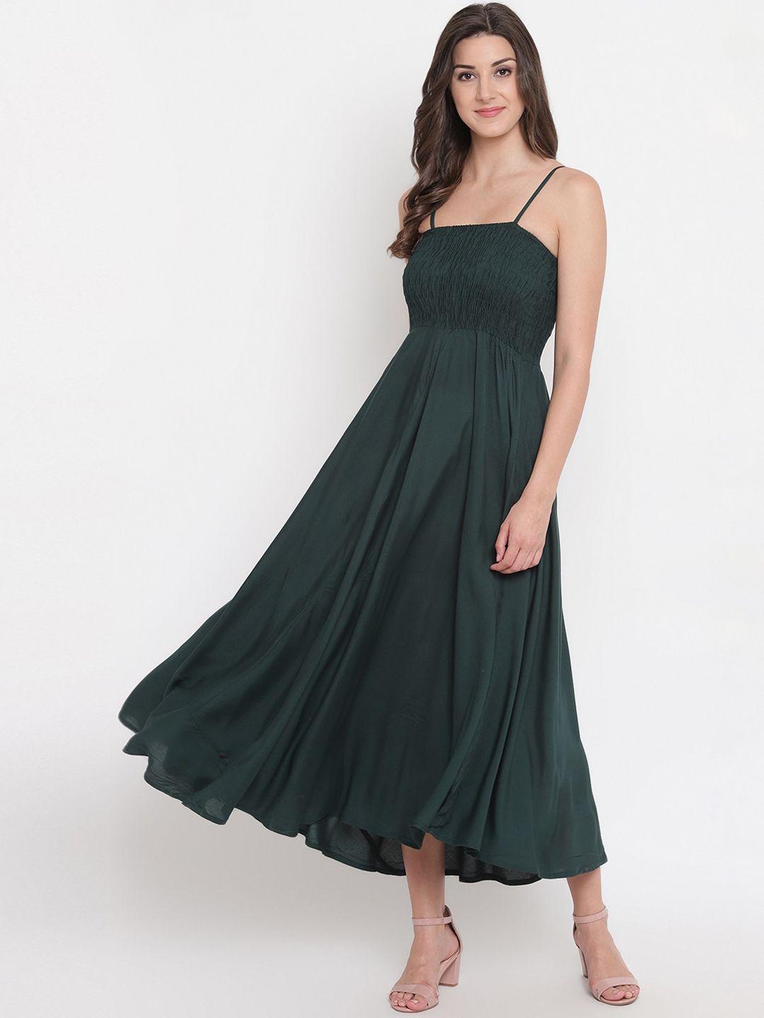 aawari green maxi dress