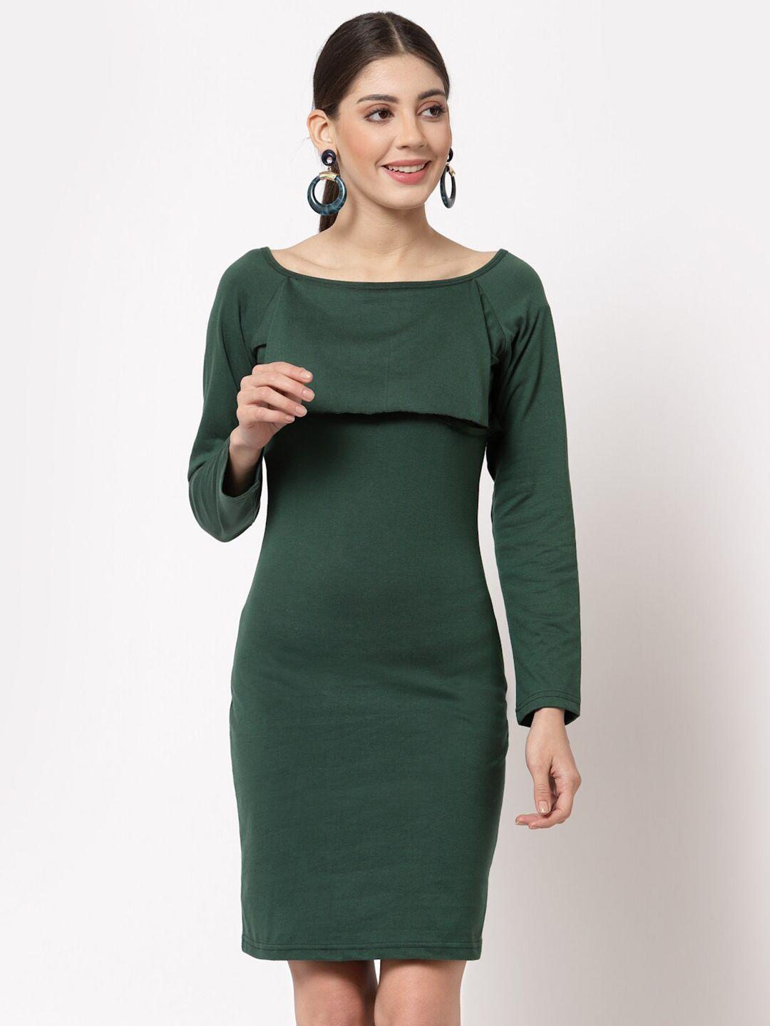 aayu boat neck sheath dress