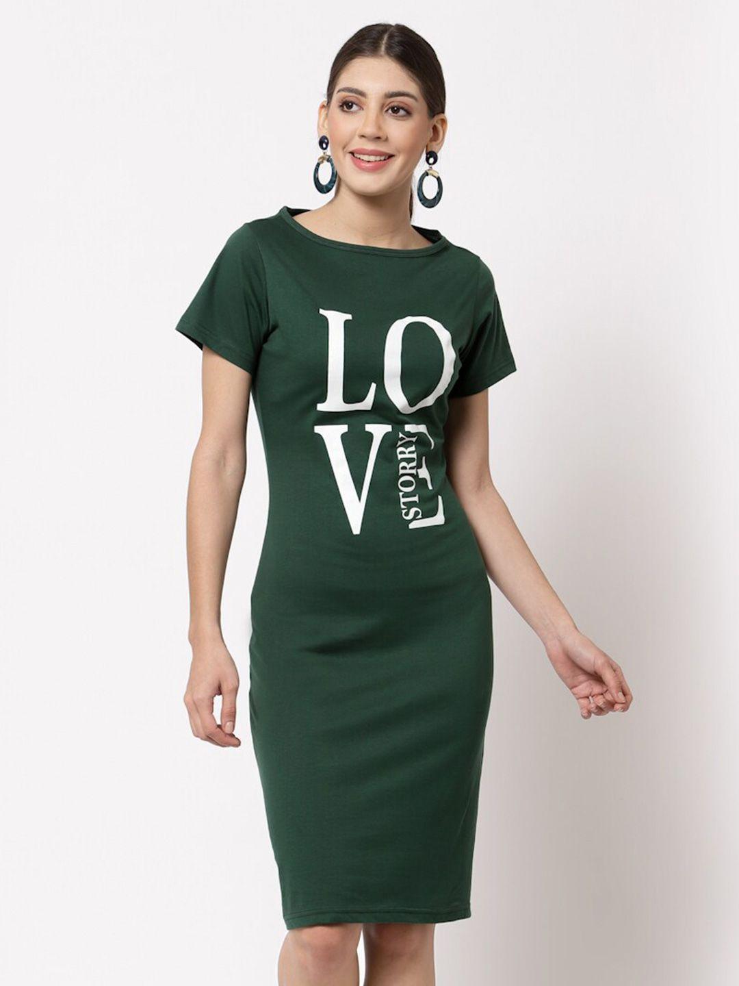 aayu round neck sheath dress