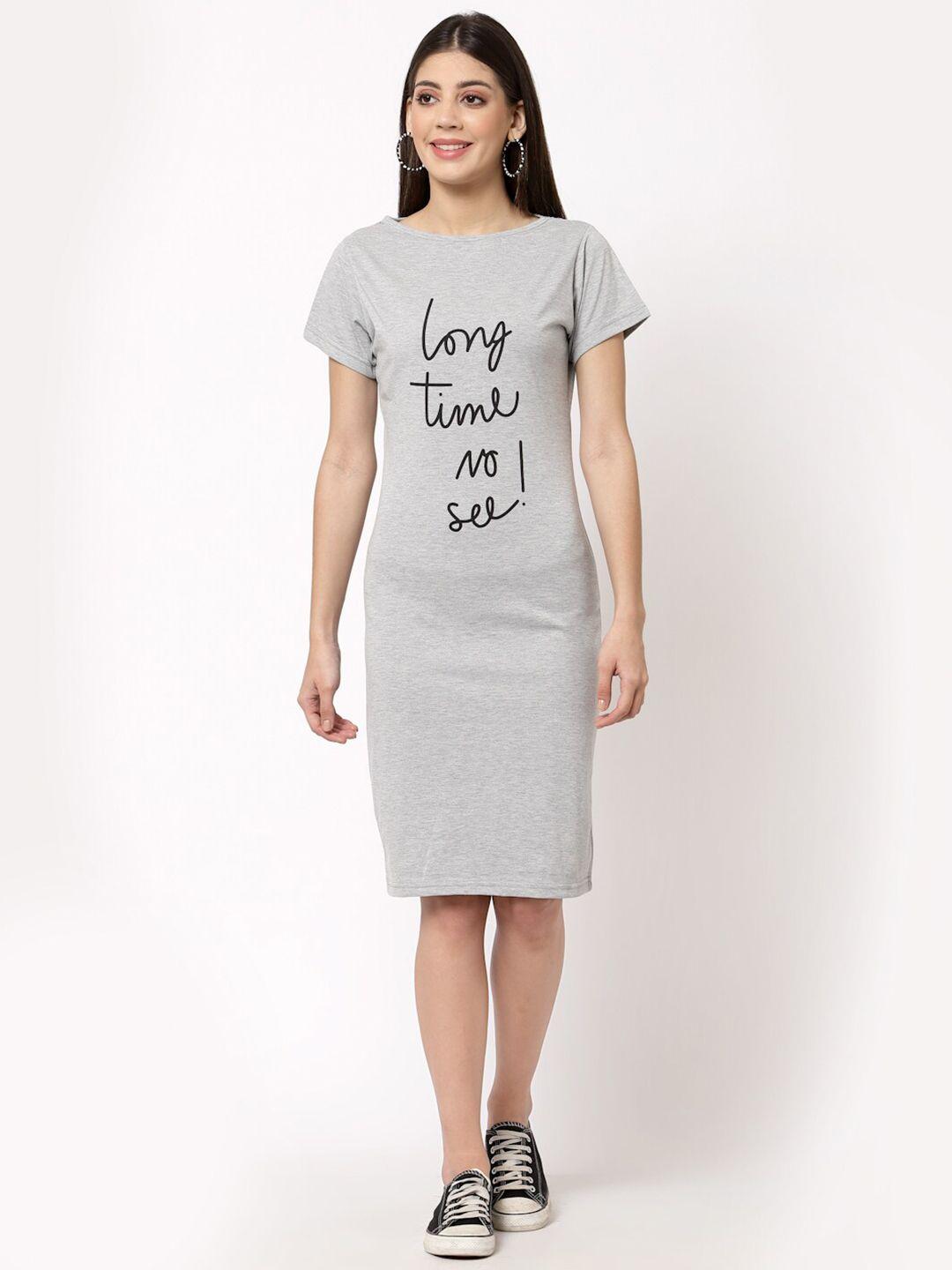 aayu round neck t-shirt dress