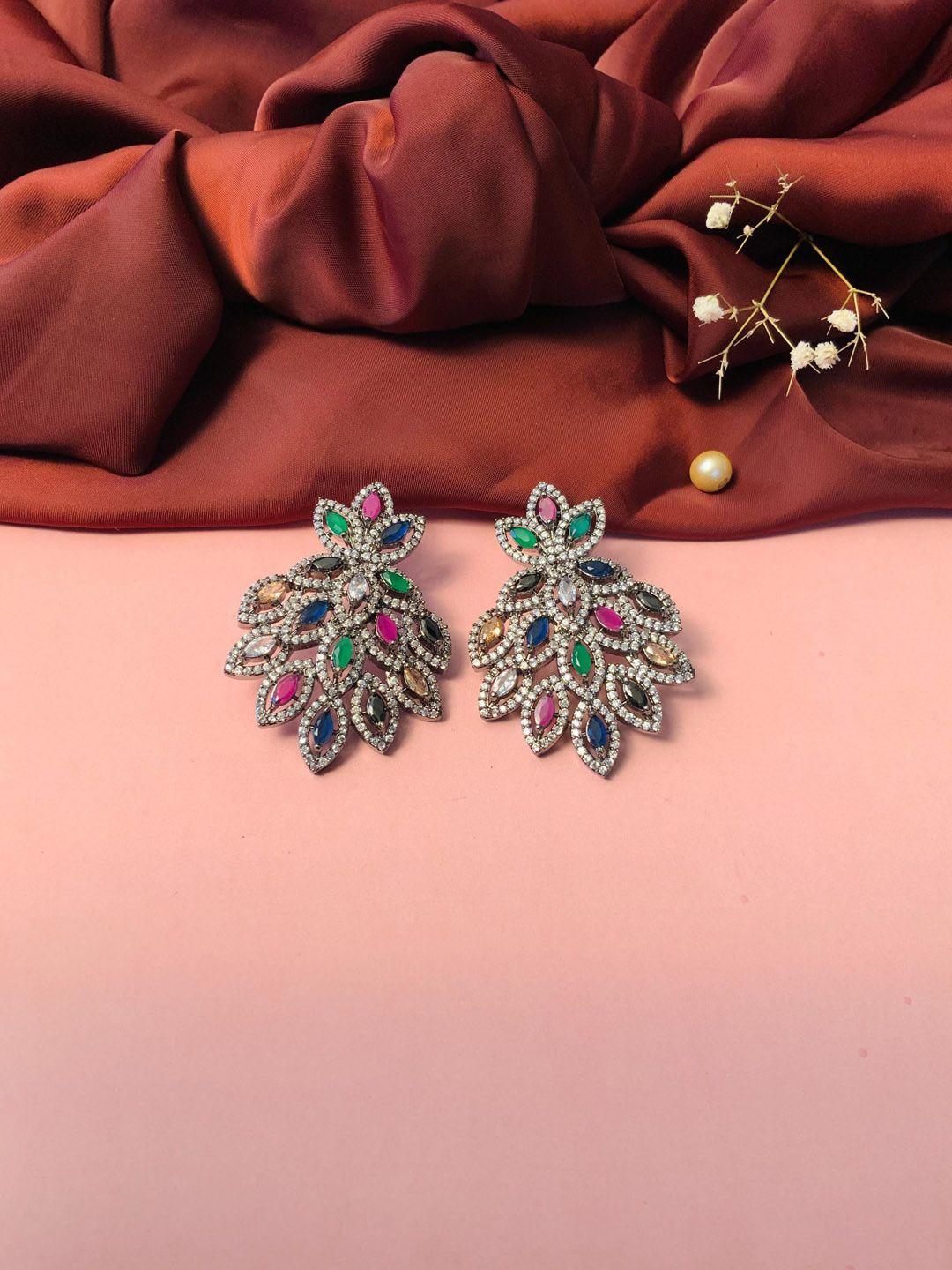 abdesigns floral studs earrings