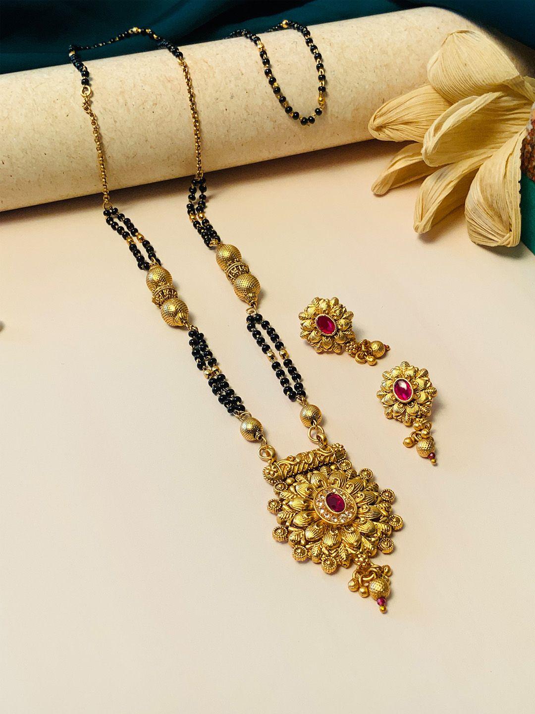 abdesigns gold plated mangalsutra