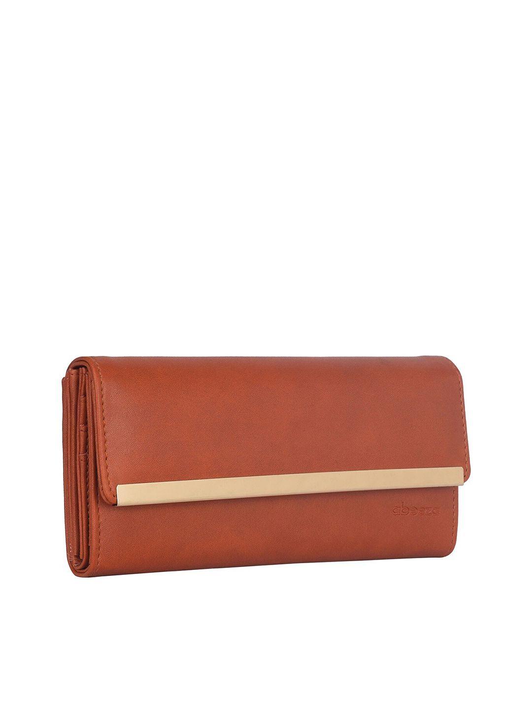 abeeza leather two fold wallet