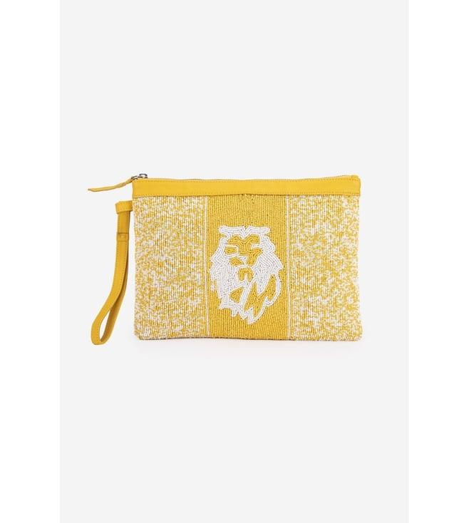 abelardo de moda yellow eco-conscious luna handbag