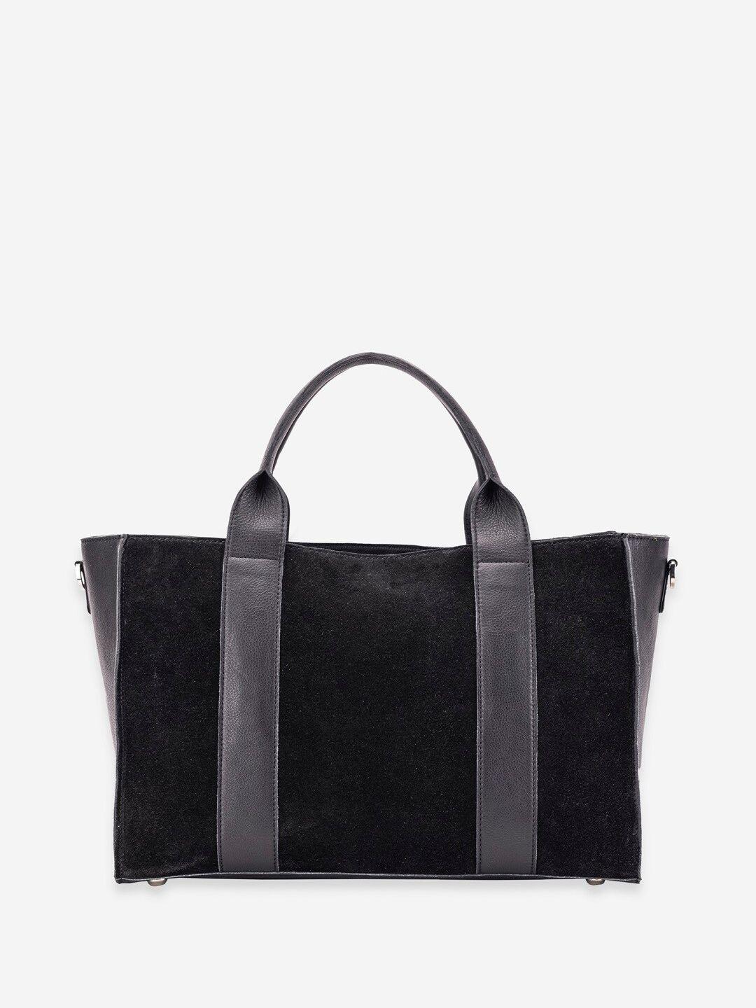 abelardo de moda textured leather oversized structured handheld bag