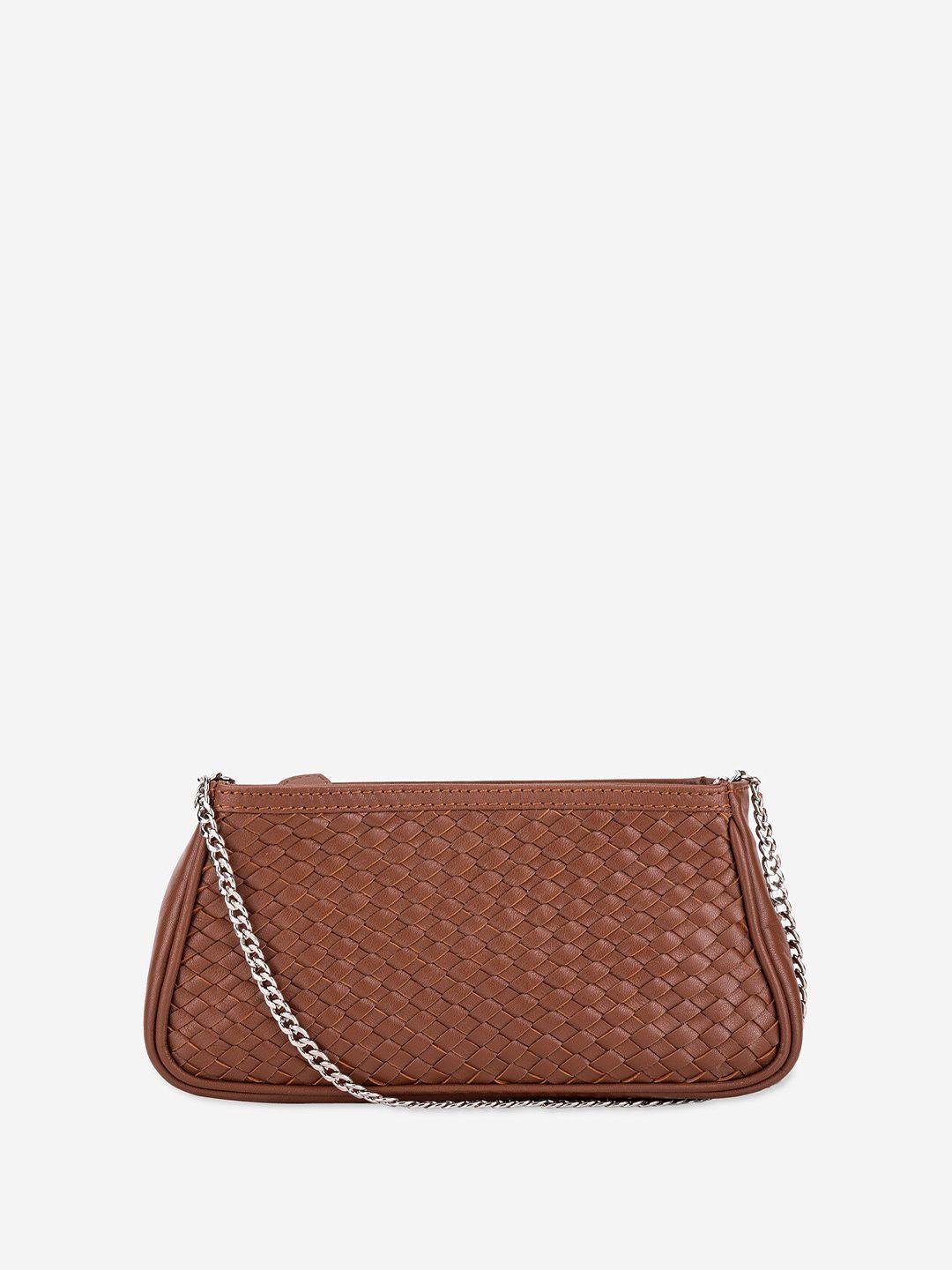 abelardo de moda textured leather structured sling bag with quilted