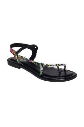 abelle polyurethane slipon women's casual sandals - multi