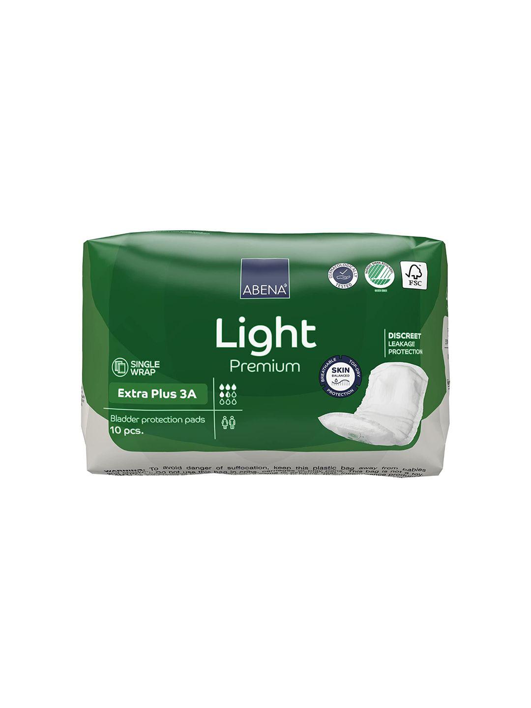 abena light extra plus 3a sanitary pads - 10 pcs