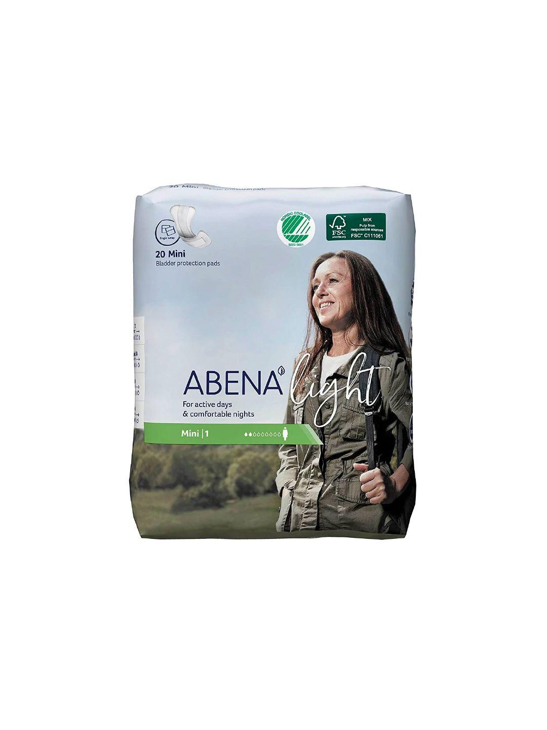 abena light mini 1 sanitary pads - 20 pcs