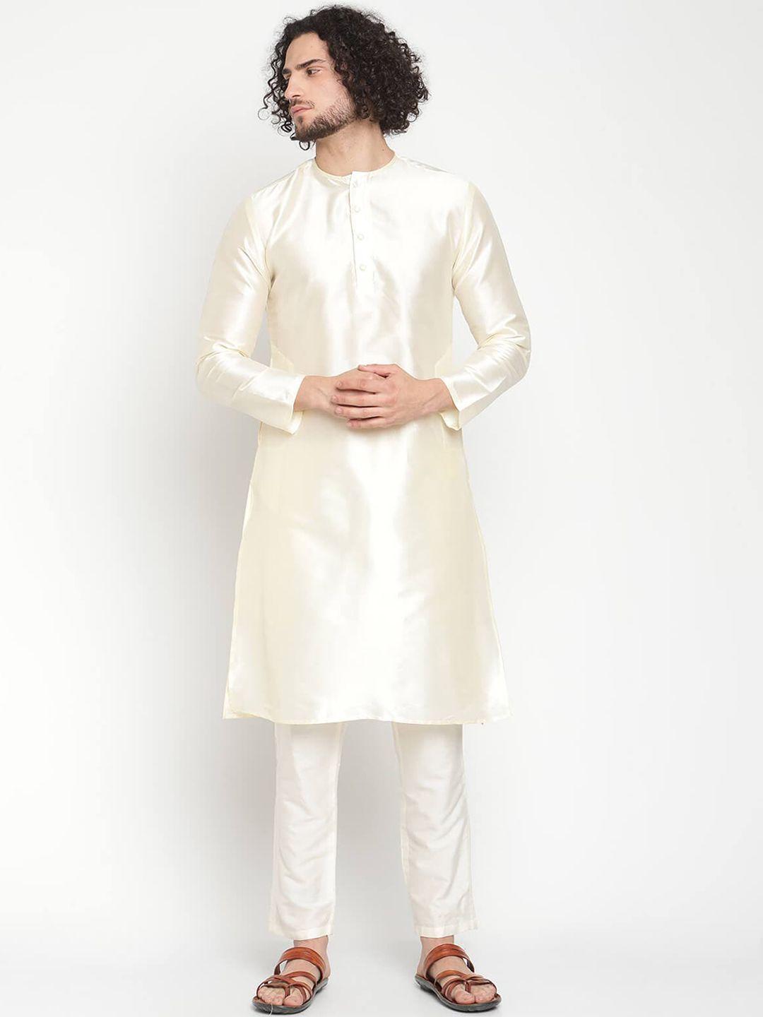 abhishti ivory banarasi kurta