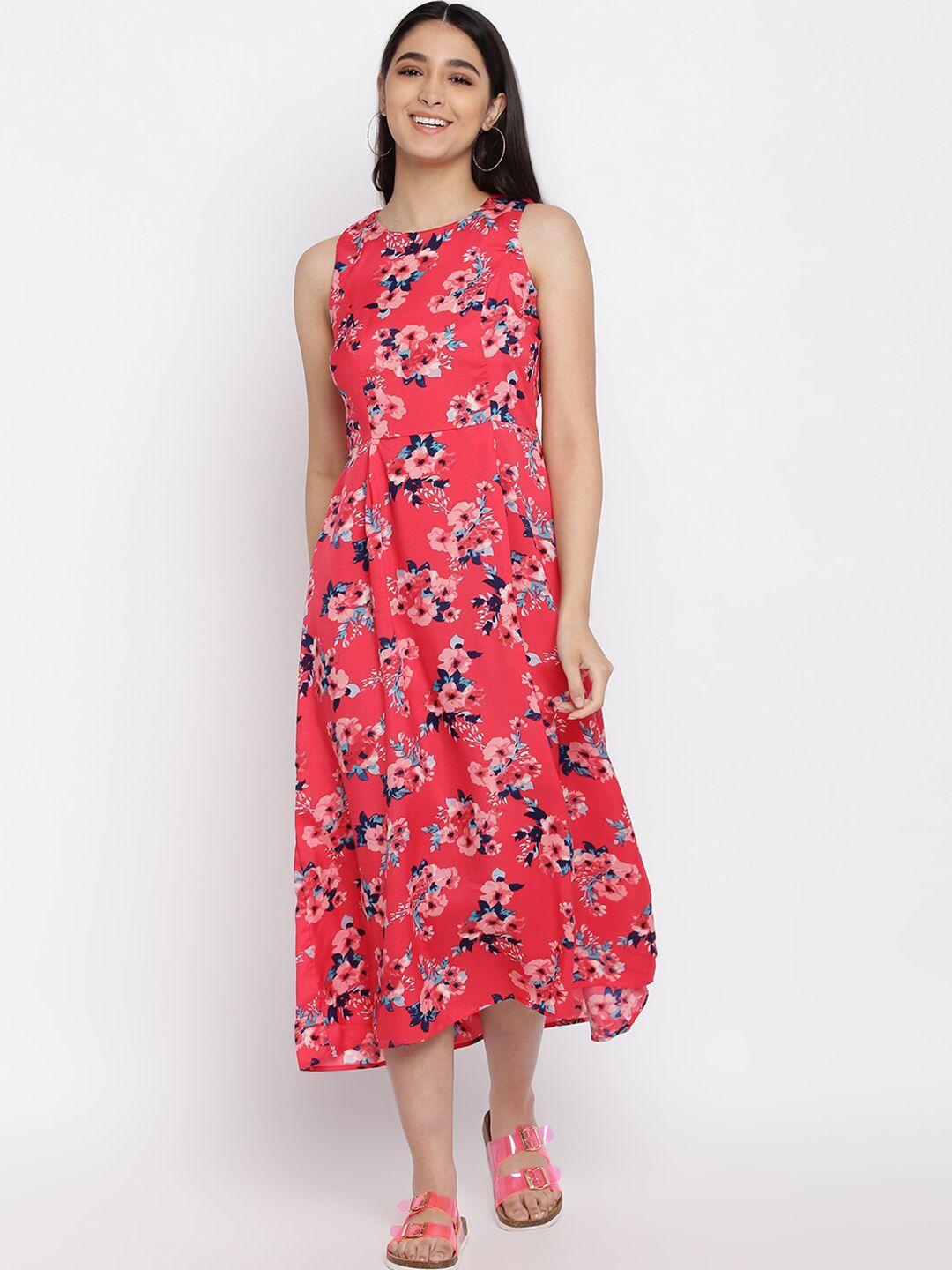 abof women floral midi dress