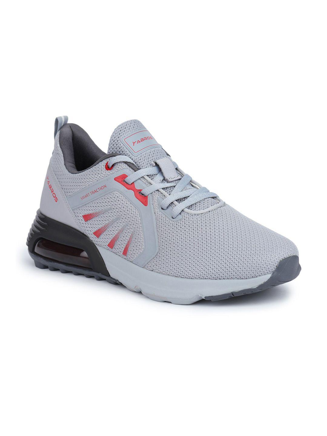 abros men grey kane running shoes