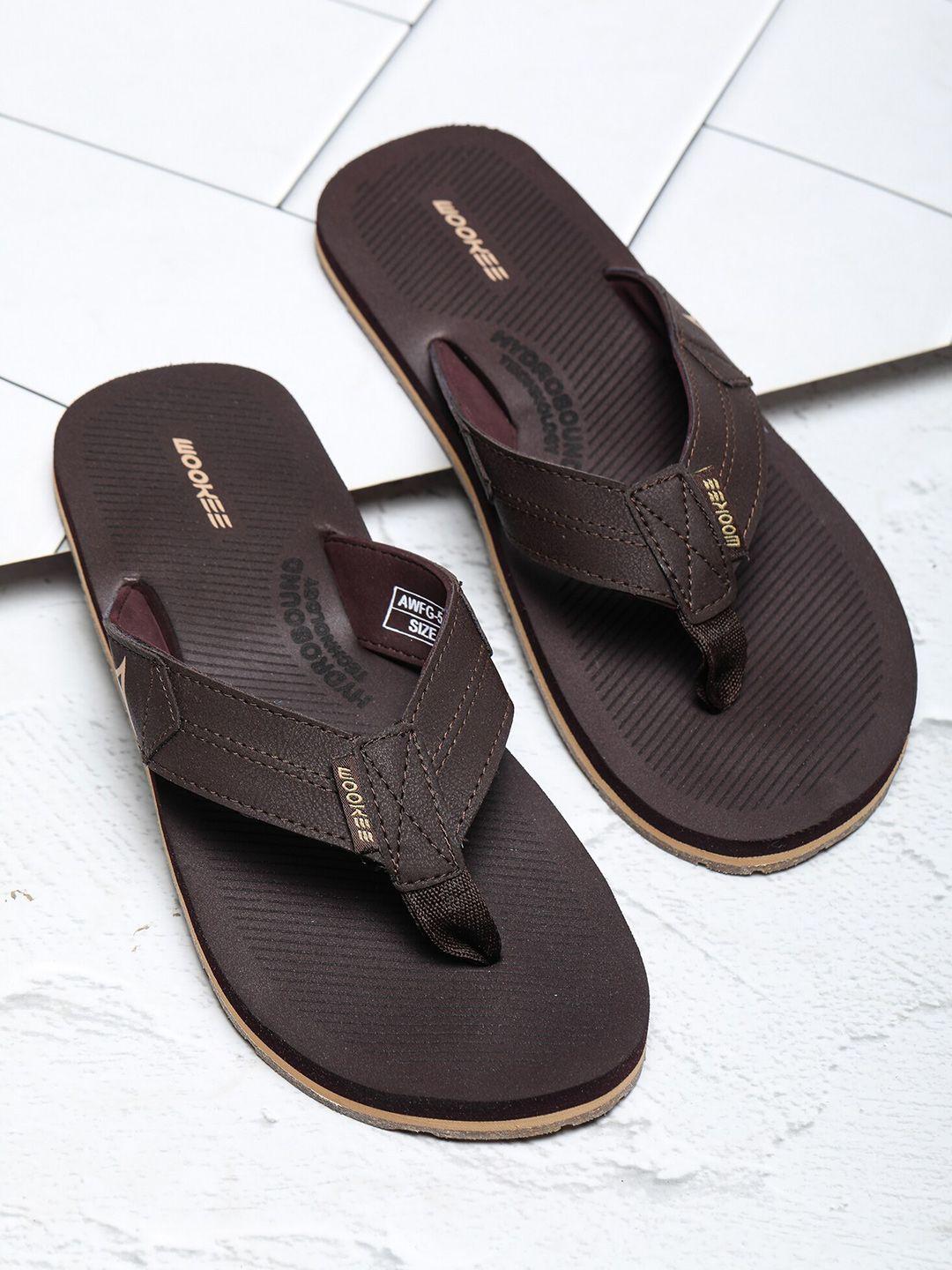 abros men textured thong flip-flops