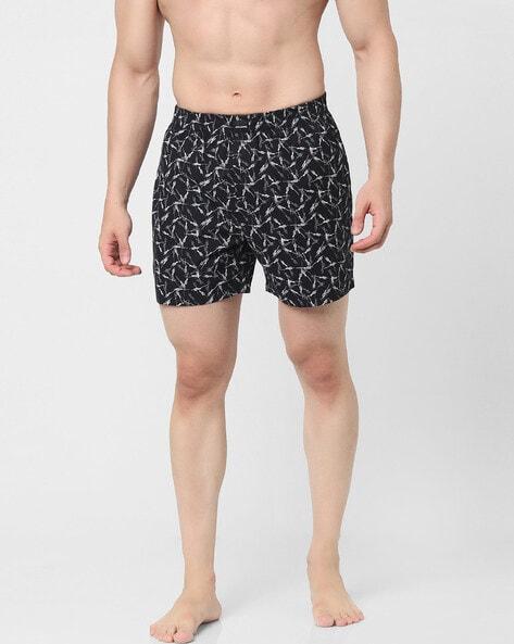 abstract print boxers