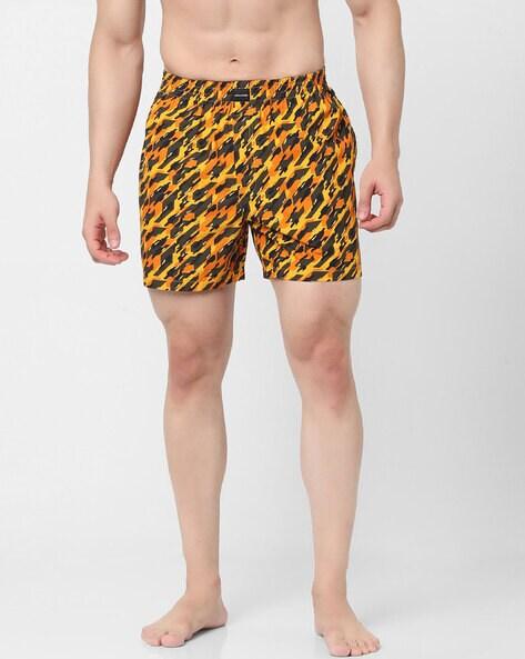 abstract print boxers