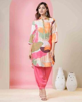 abstract kurta set