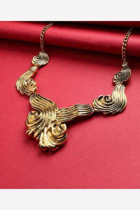 abstract lines necklace