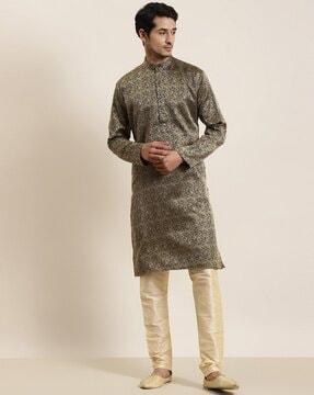 abstract long kurta