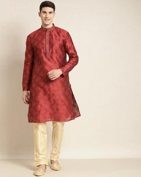 abstract long kurta