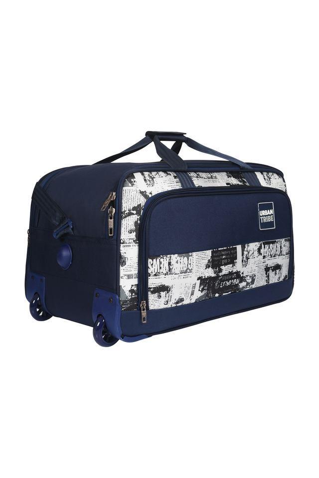 abstract polyester tsa lock cirrus duffle trolley 20 inch