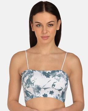 abstract print cami bra