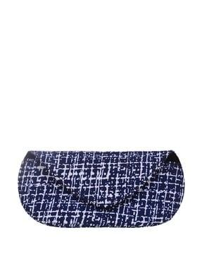 abstract print multi-purpose pouch