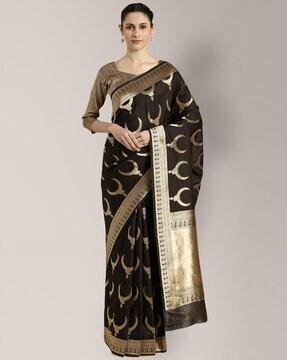 abstract print regular saree